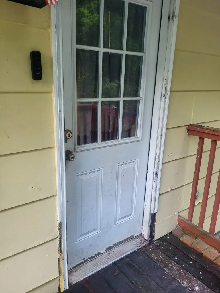 Storm Door Installation and Porch Repair in Little Mountain — deck repair