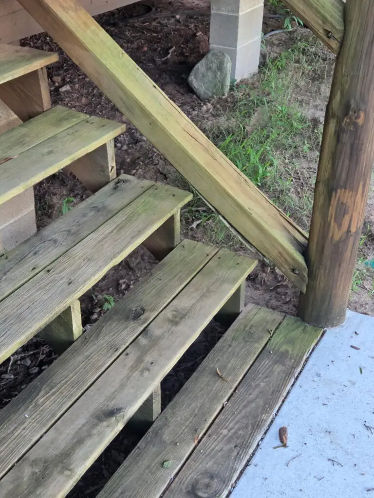 Stair Tread and Railing Replacement in Chappells — chappells sc