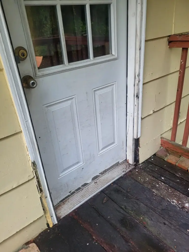 Storm Door Installation and Porch Repair in Little Mountain — little mountain handyman
