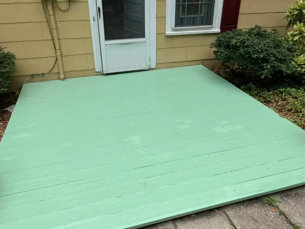 Deck Scraping and Painting in Prosperity — deck painting
